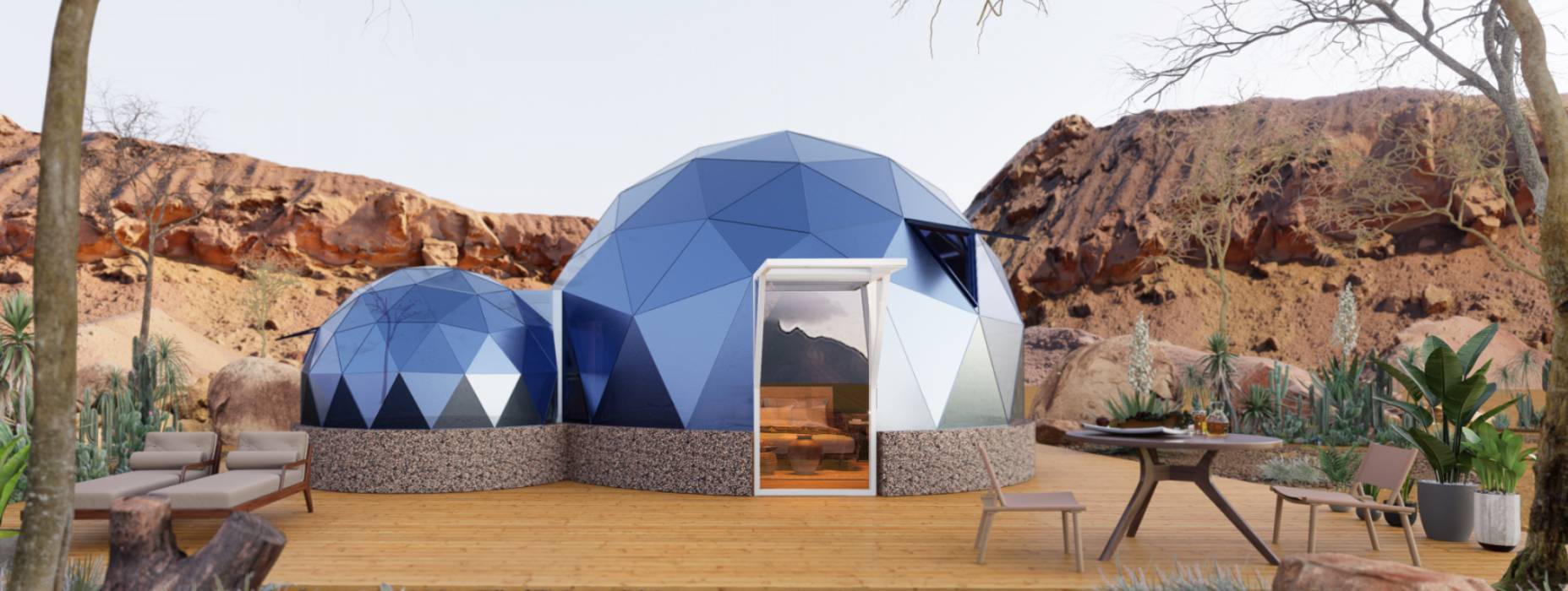 鹤岗球形智能光伏玻璃星空房